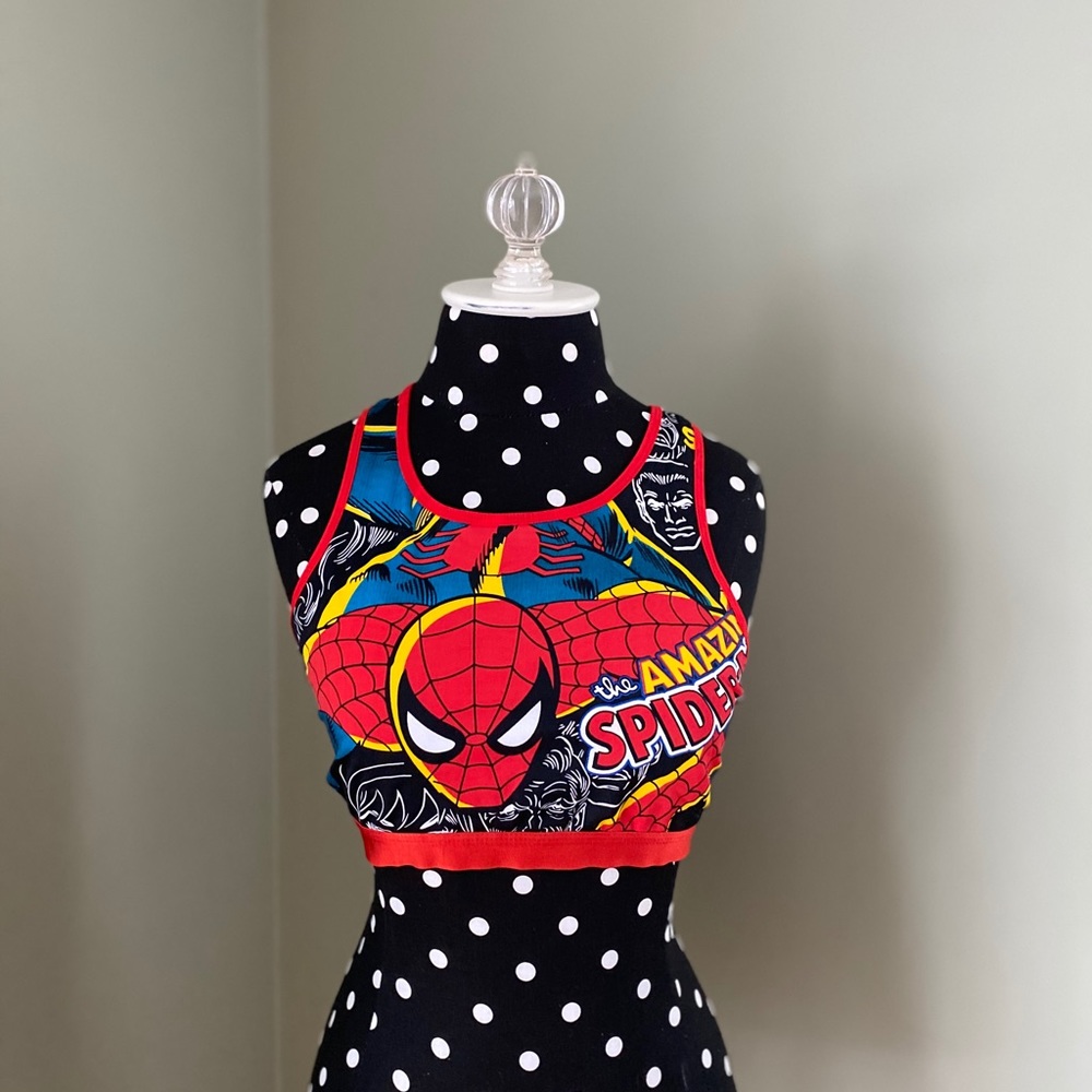 NWOT Spider-Man Sports Bra